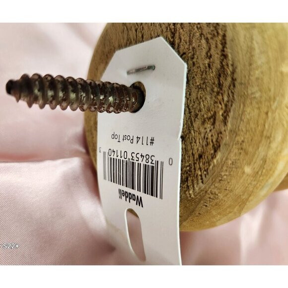 Waddell 6.5 inch tall wood post top finials for railing new unfinished ready to - Picture 4 of 5